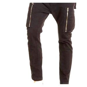Helmet Lang Black Utility Core Cargo Pant Jeans.